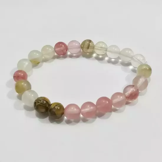 Multi Cherry Quartz Bracelet 