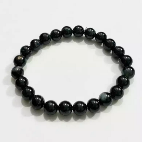 Black Banded Agate Onyx Bracelet 
