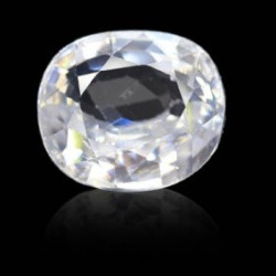 White Zircon Stone 5.14 Carat