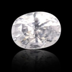 White Zircon Stone 10.59 Carat