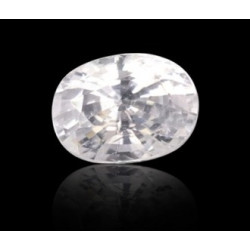 White Zircon Stone 10.59 Carat