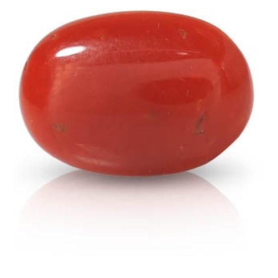 Japanese Red Coral Stone 5.18 Carat